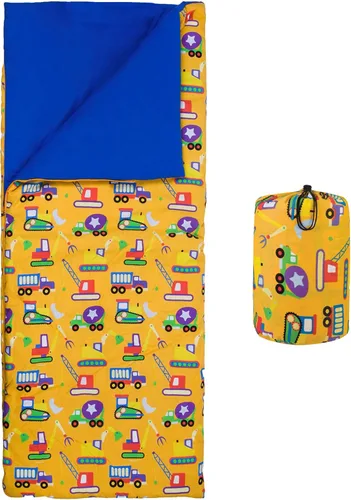Miniatura 7 de Wildkin Saco de dormir para niños y niñas, mide 57 x 30 x 1.5 pulgadas, material de mezcla de algodón, saco de dormir para niños, tamaño ideal