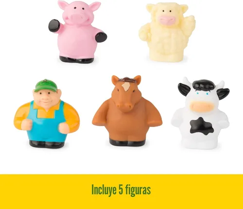 Miniatura 3 de TOMY John Deere Animal Sounds Hayride Juguete Musical de Tractor - Juguetes Musicales de Paseo en Carro de Heno para Niños Pequeños - Incluye Figura