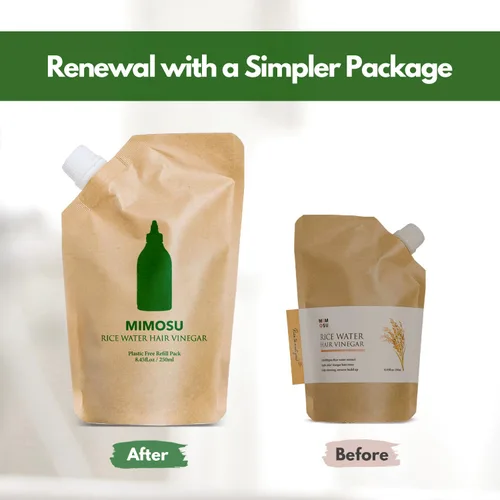 Miniatura 2 de mimosu Enjuague capilar con vinagre de sidra de manzana con recambio de agua de arroz, 8.45 onzas, acondicionador de limpieza para el crecimiento