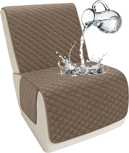 Miniatura 48 de Arfntevss Fundas para sofá seccional reclinable para sofá seccional en forma de L, funda antideslizante lavable para sofá reclinable con forma de L