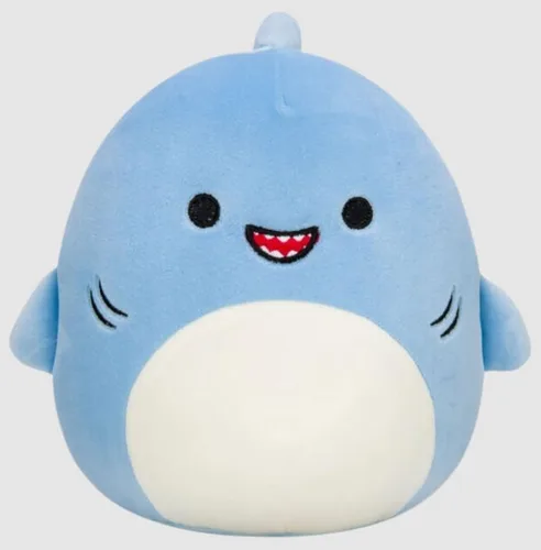 Squishmallows, Rey el tiburón azul, peluche de 7.5 pulgadas