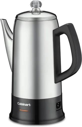 Miniatura 2 de Cuisinart Cafetera eléctrica clásica, para 12 tazas, PRC-12N, de acero inoxidable