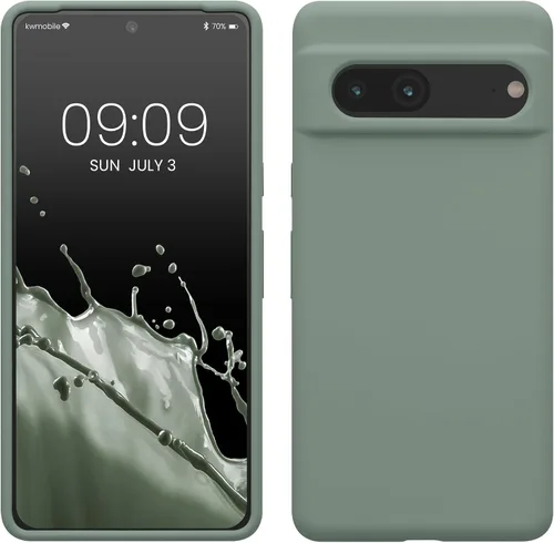 Miniatura 22 de kwmobile Funda compatible con Google Pixel 7 - Funda de silicona TPU con acabado suave - Piedra antigua