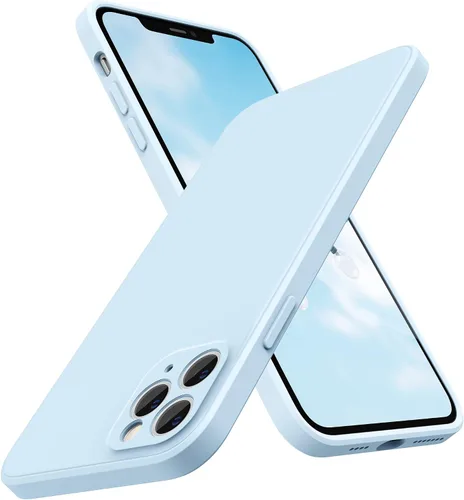 Miniatura 19 de SURPHY Funda de diseño para iPhone 11 Pro Max con protección para cámara, diseño de borde recto, silicona líquida delgada, piedra