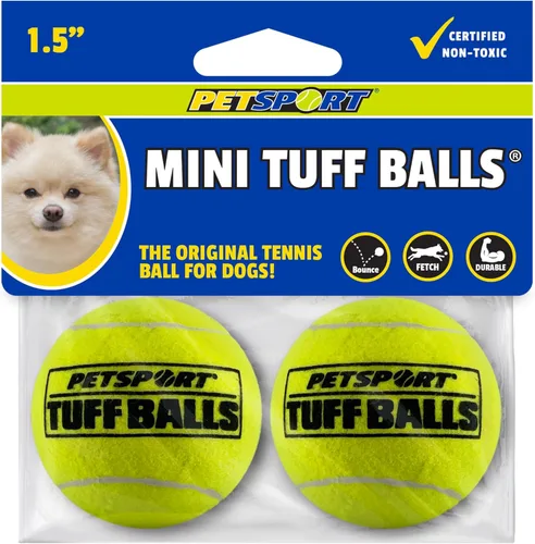 Miniatura 12 de PetSport Giant Tuff Ball - Pelotas de tenis gigantes para perros, ideales para aburrimiento y masticadores agresivos, pelotas de tenis para perros