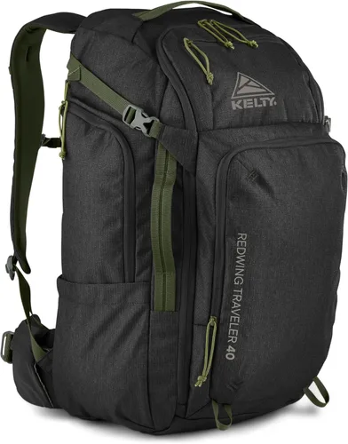 Miniatura 14 de Kelty Mochilas para viajeros Redwing, paquete de viaje para viajes de aventura Oliva quemada y negro Burnt Olive
