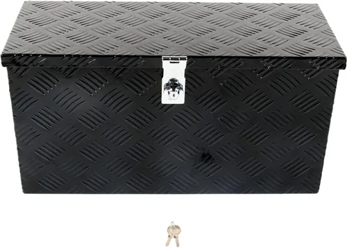 Miniatura 10 de Caja de herramientas de aluminio de 60 pulgadas para camión, caja de pecho de remolque, organizador de almacenamiento bajo la carrocería
