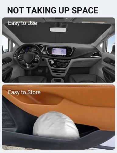 Miniatura 648 de Proadsy Parasol plegable para parabrisas delantero 2026, ajuste personalizado, accesorios para CRV SUV LX EX EX-L EX-L Navi Touring 2017-2022