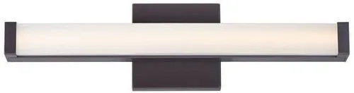 Maxim 52000BZ Spec Collection - Lámpara LED regulable de 18 pulgadas para tocador de baño, I 3500 K, bronce, moderna y contemporánea, perfecta para