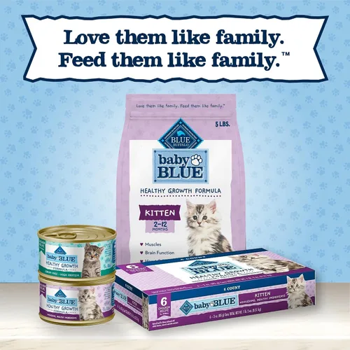 Miniatura 9 de Blue Buffalo Baby Blue - Comida seca natural para gatitos, fórmula de crecimiento saludable con DHA, receta de pollo y arroz integral, bolsa de 5