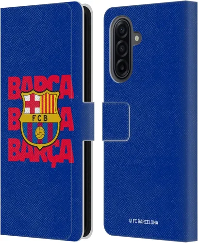 Miniatura 114 de Head Case Designs Funda de piel con licencia oficial del FC Barcelona Barca Crest Graphics para Samsung Galaxy A06 4G