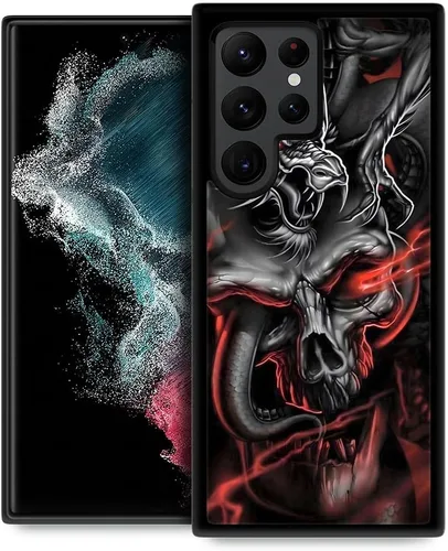 Miniatura 324 de CARLOCA Funda compatible con Samsung Galaxy S22 Ultra, diseño gráfico de Star Howling Wolfs Samsung Galaxy S22 Ultra, diseño gráfico, a prueba