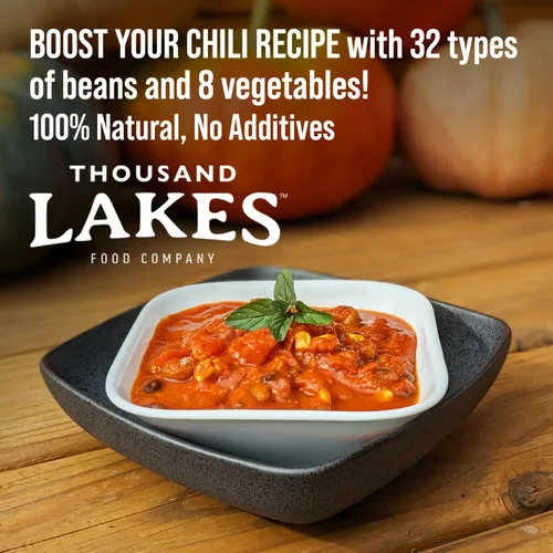 Miniatura 5 de Thousand Lakes Mezcla de sopa seca de 32 frijoles y 8 verduras - 1 libra Bajo en sodio Sin grasa Alta fibra Más de 20 porciones Vegano