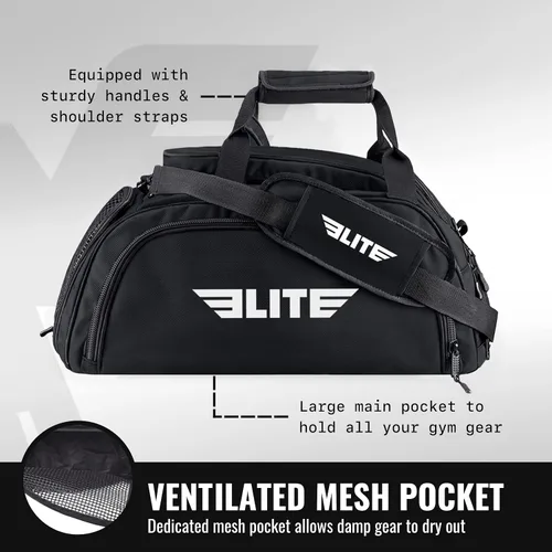 Miniatura 2 de Elite Sports Warrior Series bolsa de lona para boxeo, MMA, gimnasio y artes marciales
