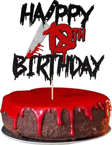 Miniatura 8 de 1 decoración de pastel de terror de Halloween con purpurina para decoración de pastel temática de terror para decoración de pasteles de terror