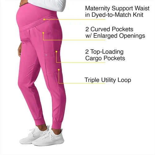 Miniatura 2 de WonderWink Pantalón deportivo de maternidad para mujer