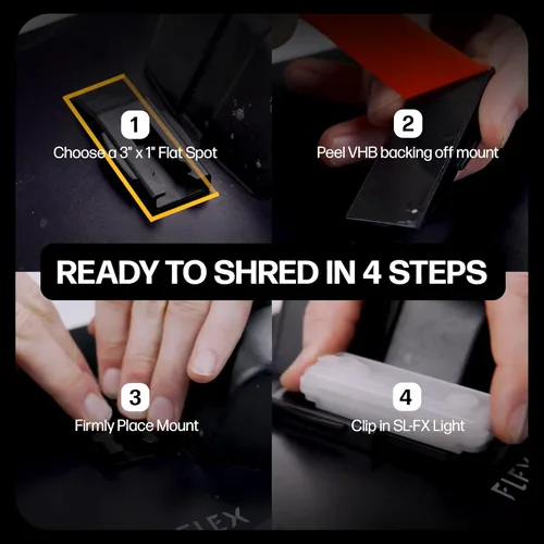 Miniatura 7 de ShredLights Underglow LED Light for Electric Skateboards, Longboards, Scooters Full RGB, 11 Light Modes, Adhesive Mount