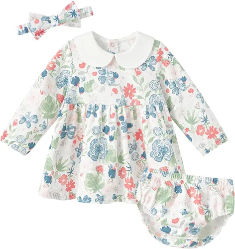 Miniatura 93 de pureborn Vestido de bebé niña 0-24 meses