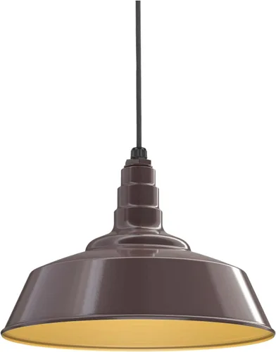 Miniatura 39 de Steel Lighting Co. Manhattan Warehouse Light Lámpara colgante montada en el techo Cúpula de 20 pulgadas Montaje al ras Luz de granero