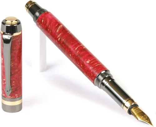 Miniatura 19 de Elite – Bolígrafo de punta rodante, color amarillo de metal de pistola caja Elder Yellow Box Elder
