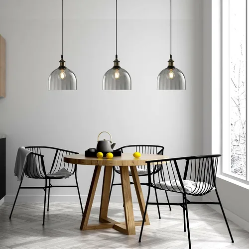 Miniatura 2 de Lámparas colgantes modernas para isla de cocina, accesorios de iluminación de techo colgantes rústicos industriales, lámpara de araña de cúpula