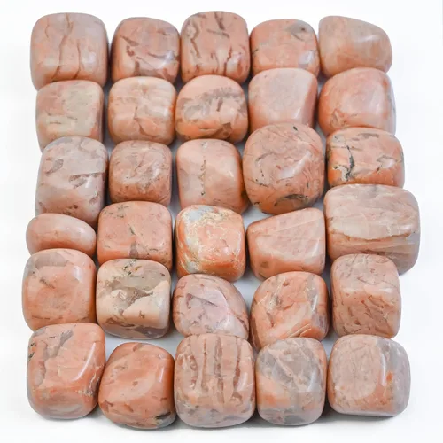 Miniatura 10 de Crocon Piedra lunar arcoíris de 1 libra, piedras y cristales a granel de más de 2000 quilates, kit de cristal natural para curación de Reiki pulido