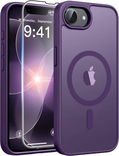Miniatura 234 de FNTCASE - Funda para iPhone 16 Pro: magnética, mate, translúcida, de grado militar, protectora contra caídas, resistente, fina, duradera y a prueba