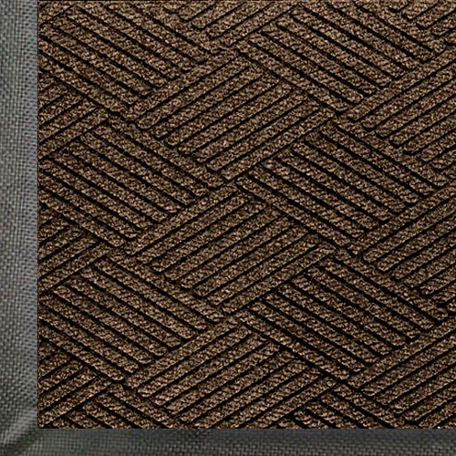 Miniatura 7 de M+A Alfombra de entrada de fibra de poliéster PET para interior/exterior, reverso de goma SBR, 3/8 pulgadas de grosor, Negro humo