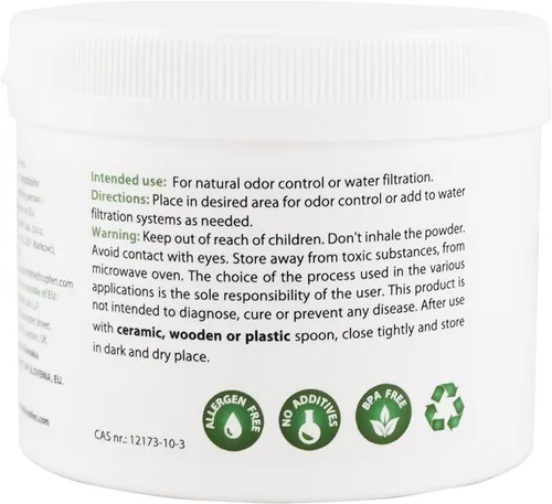 Miniatura 5 de Polvo de zeolita 3 veces activado 0.55 libras 8.82 oz Ultra fino menos de 2 µm Clinoptilolita 94+-3% Polvo mineral natural Heiltropfen®