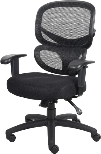 Miniatura 6 de Boss Office Products - Silla multifunción para tareas en negro, espalda media (B6338)