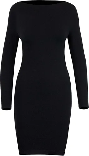 Miniatura 4 de Yummie Sintra - Vestido de manga larga con cuello barco suave