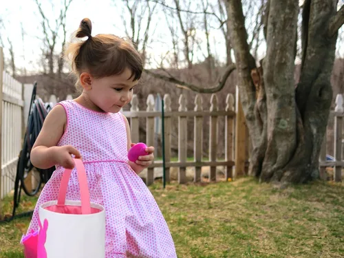 Miniatura 4 de Cestas de Pascua para niños – Cestas de caza de huevos de Pascua para niños y niñas, bonita cesta de regalo de lona impresa de conejo de lentejuelas