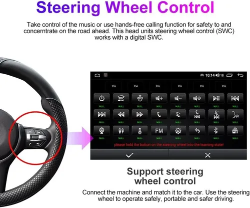 Miniatura 6 de 5GWiFi - Radio estéreo de actualización para Honda Accord 10ª pantalla no táctil 2018-2022 - Biorunn 8-Core Carplay inalámbrico Android Auto