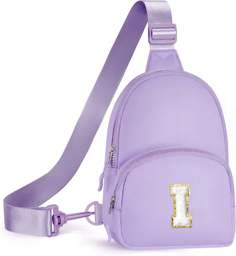 Miniatura 38 de YOOLIFE Bolso bandolera con inicial, bolsas pequeñas para niñas y mujeres, regalos para adolescentes, niñas, adolescentes, novia, dama de honor