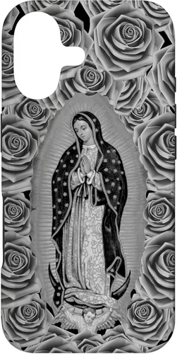 Miniatura 32 de Funda para iPhone 14 Pro Max Our Lady Virgen De Guadalupe Virgen María Floral