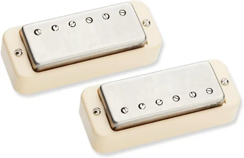 Miniatura 8 de Seymour Duncan Antiquity II Surfer Strat - Medio - Viento inverso, polaridad inversa - Crema - Pastilla para guitarra eléctrica Cubierta blanca