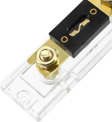 Miniatura 7 de X AUTOHAUX 1 Unidades de audio para coche 0 4 8 calibre en línea ANL portafusibles transparente transparente bloque de fusibles con 2 unids 30A
