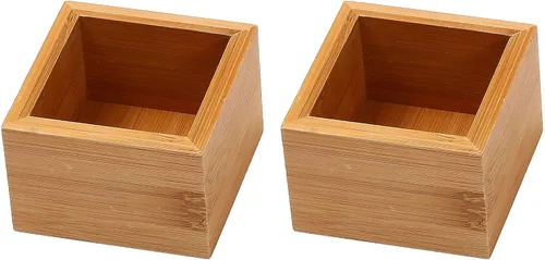 Miniatura 25 de YBM HOME Caja organizadora de cajones de bambú para cajón de cocina, oficina, dormitorio, habitación de los niños, manualidades, costura y baño