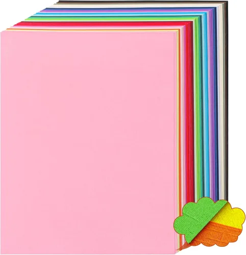 60 hojas de cartulina de colores texturizados - 8.5 x 11.0 pulgadas / 30 colores 85 libras 230gsm 21.6 x 27.9 cm papel pesado para tarjetas de