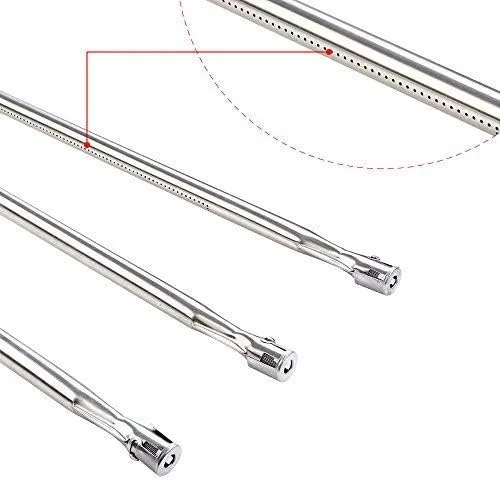 Miniatura 5 de GasSaf Tubo de quemador de repuesto para Weber 7508 Genesis Silver B & C, Genesis Gold B & C, Spirit 700 E-310 E-320, Weber 900 y otros modelos, kit