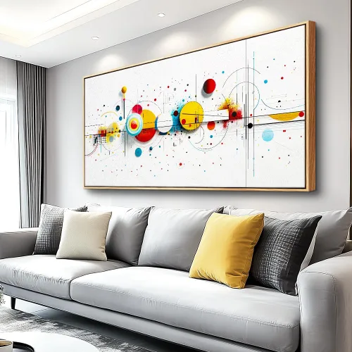 Miniatura 16 de KELIYUAN Lienzo decorativo de pared para sala de estar, decoración de pared grande para dormitorio, pintura de paisaje de alce, montaña, fotos
