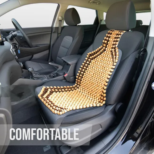 Miniatura 3 de Zento Deals cojín de confort para asiento con cuentas de madera