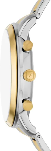 Miniatura 3 de Fossil Neutra - Reloj cronógrafo de cuarzo de acero inoxidable y cuero para hombre