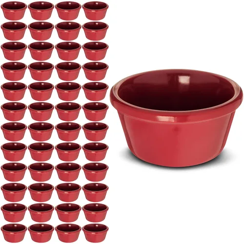 Miniatura 25 de Carlisle FoodService Products Tazón de plástico para salsa Ramekin para el hogar y el restaurante, plástico, 4 onzas, color negro