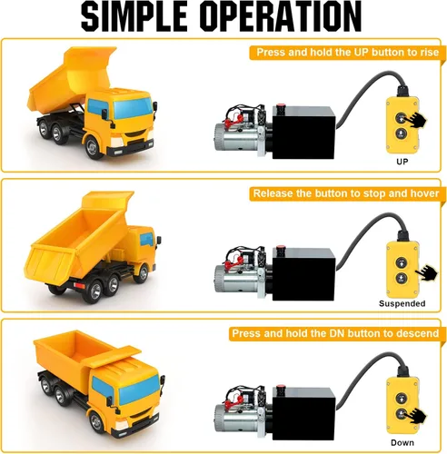Miniatura 9 de Unidad de suministro doble hidráulica/de arranque de simple efecto, L12t160123YYDLDY3S-1