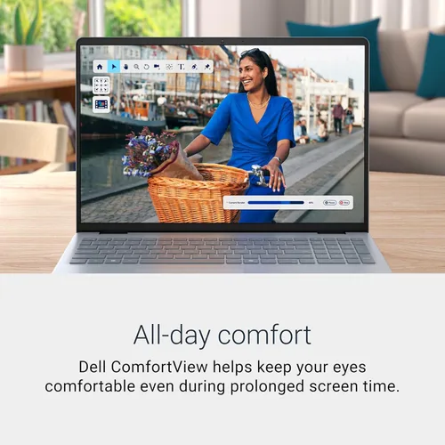 Miniatura 3 de Dell Laptop con pantalla táctil FHD+ de 16 pulgadas con teclado retroiluminado Intel Core 5 120U, 10 núcleos, hasta 5 GHz RAM DDR5 de 16 GB