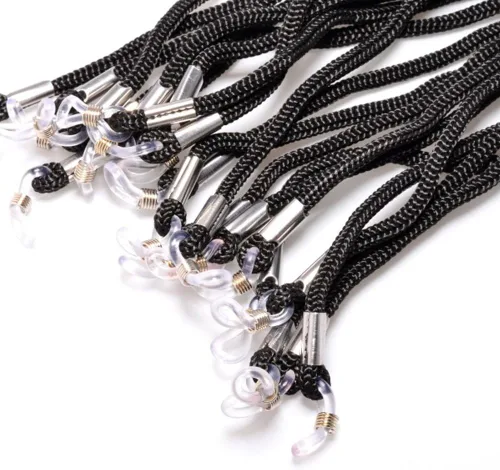 Miniatura 3 de 20 Pcs Black Sunglasses Strap Holder Adjustable Eyeglass Lanyard Rope Eyewear Retainer Cord Glasses Neck Strap String