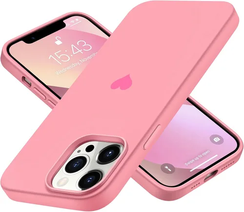 Miniatura 12 de Funda de silicona para iPhone 13 Pro Max para mujeres y niñas, con forro de microfibra suave antiarañazos, funda protectora para iPhone 13 Pro Max