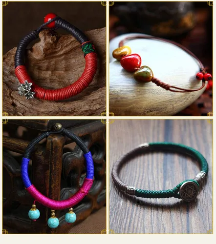 Miniatura 5 de Cordón encerado de 0.039 in y 175 yardas para la fabricación de joyas, hilo de cuentas de poliéster negro para trenzar pulseras y collares, 00 negro