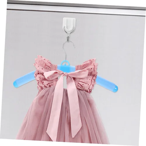 Miniatura 4 de ABOOFAN Perchas de ropa estándar, 10 unidades, perchas para ropa para adultos, ahorro de espacio, abrigo antideslizante